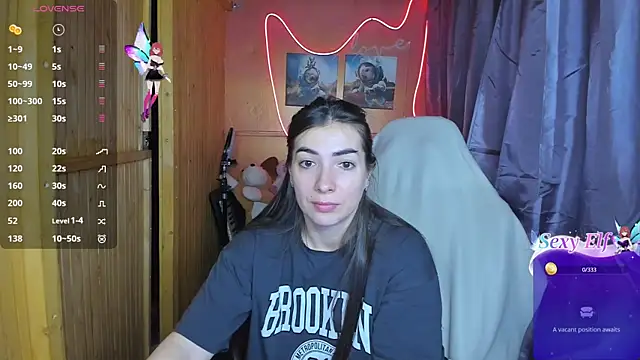 Snapshot of Fiery_Brunette_ chatting on 02.22.25 Fiery Brunette online show from 02.22.25