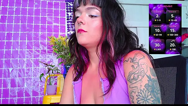 Snapshot of purple_em69 chatting on 02.25.25 purple em69 online show from 02.25.25