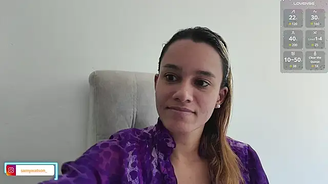 Snapshot of SamanthaWatson chatting on 10.26.25 SamanthaWatson online show from 10.26.25