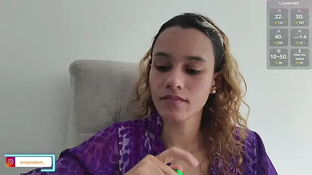 Snapshot of SamanthaWatson chatting on 10.30.25 SamanthaWatson online show from 10.30.25