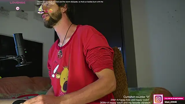 Snapshot of just_maxii chatting on 01.14.25 just maxii online show from 01.14.25