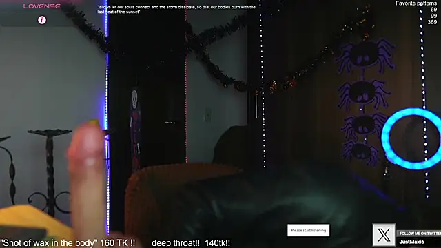 Snapshot of just_maxii chatting on 10.05.25 just maxii online show from 10.05.25