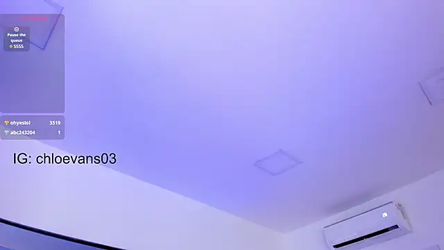 Chloe evans   online show from 03.07.25