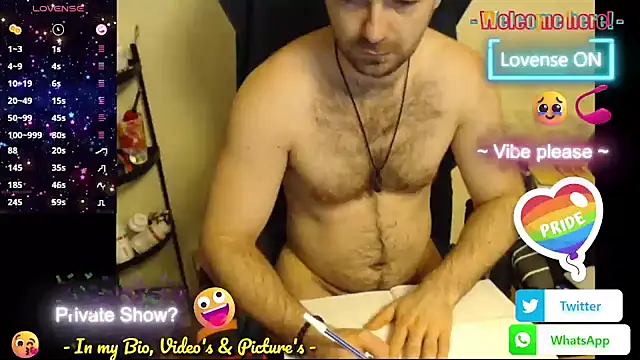 RealManHaveHairy online show from 01.06.26