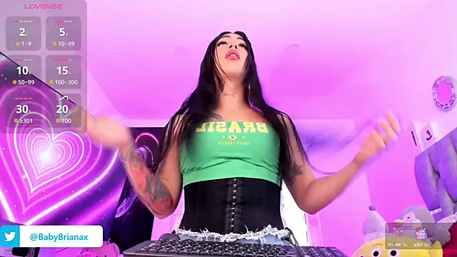 Snapshot of babybriexxx chatting on 02.23.25 babybriexxx online show from 02.23.25