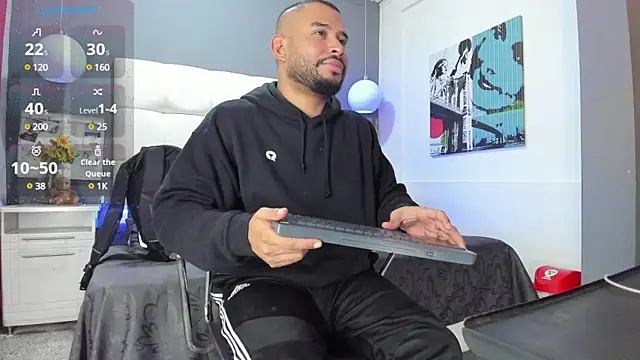 Snapshot of THIAGOXBIG chatting on 02.24.25 THIAGOXBIG online show from 02.24.25