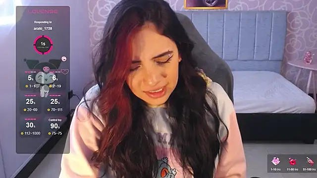 Snapshot of ninfa1_ch chatting on 01.04.25 ninfa1 ch online show from 01.04.25