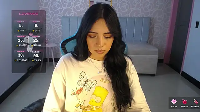 Snapshot of ninfa1_ch chatting on 02.03.25 ninfa1 ch online show from 02.03.25