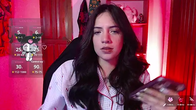 Snapshot of ninfa1_ch chatting on 03.04.25 ninfa1 ch online show from 03.04.25