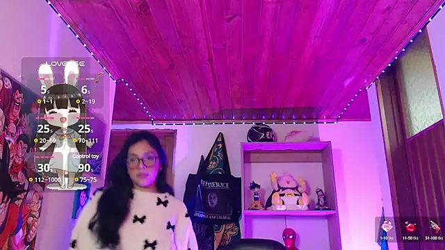 Snapshot of ninfa1_ch chatting on 03.22.25 ninfa1 ch online show from 03.22.25