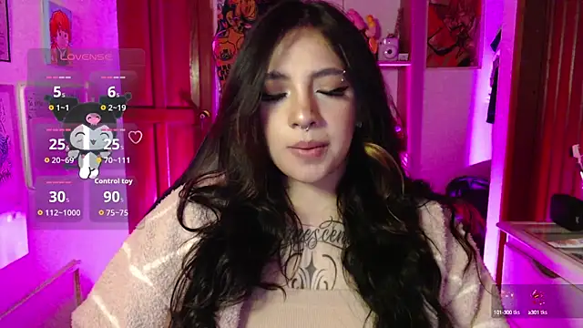 Snapshot of ninfa1_ch chatting on 10.01.25 ninfa1 ch online show from 10.01.25