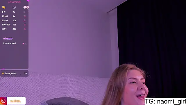 Snapshot of Naomi_Girly chatting on 02.02.25 Naomi Girly online show from 02.02.25