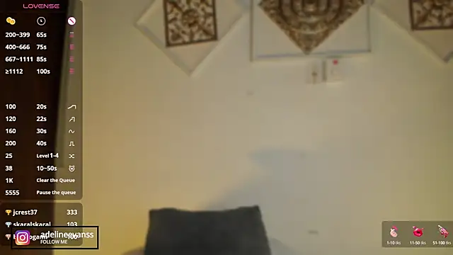 AdelineEvanss online show from 02.11.25