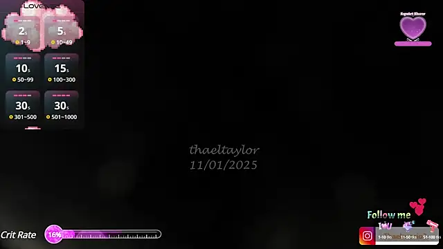 Snapshot of _thaeltaylor chatting on 01.17.25 thaeltaylor online show from 01.17.25