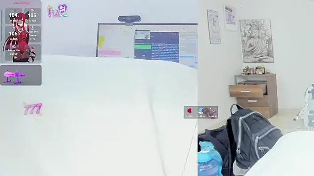 Snapshot of Daki_Ume_ chatting on 07.29.26 Daki Ume online show from 07.29.26
