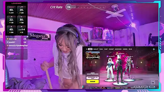 MegariaB online show from 02.10.25