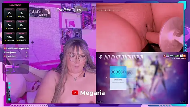 MegariaB online show from 02.13.25