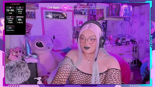 MegariaB online show from 02.14.25