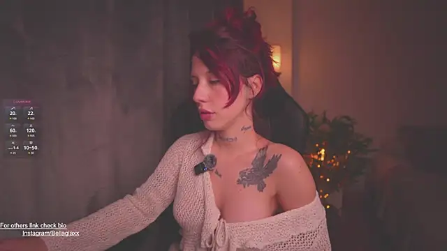 Snapshot of BellaGiaxx chatting on 01.23.25 BellaGiaxx online show from 01.23.25