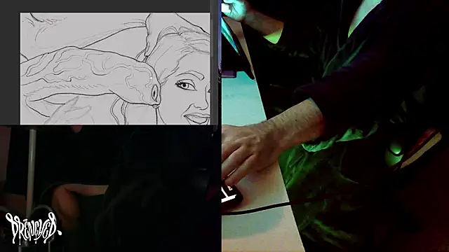 DrenchedArt online show from 01.03.25