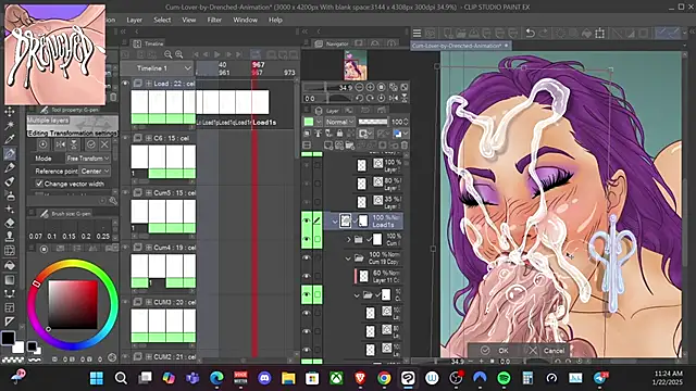 DrenchedArt online show from 01.22.25