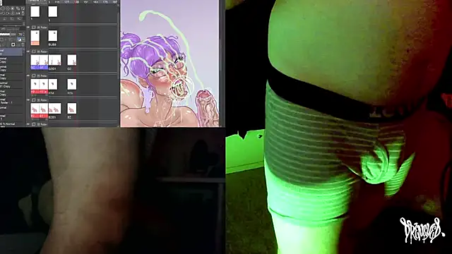 DrenchedArt online show from 10.07.25