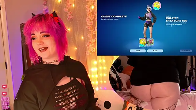 Angel-Lewd-Cake online show from 11.13.25