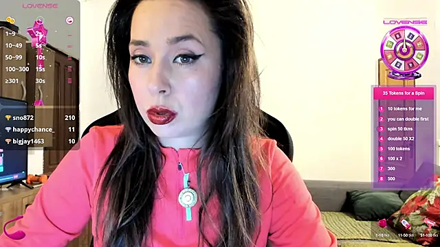 Snapshot of PlayfulGoddess chatting on 02.21.25 PlayfulGoddess online show from 02.21.25