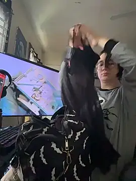 Snapshot of YandereDemon chatting on 10.21.25 YandereDemon online show from 10.21.25