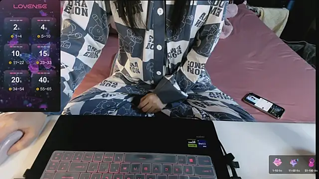 Snapshot of Lee_Mi chatting on 02.08.25 Lee Mi online show from 02.08.25