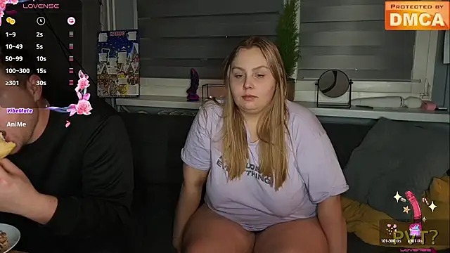 Snapshot of hot____________couple chatting on 12.15.24 hot couple online show from 12.15.24