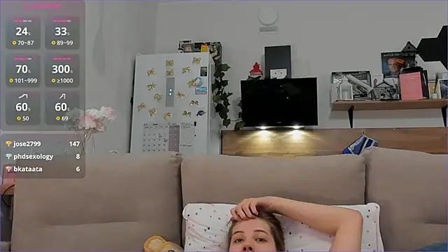 Snapshot of Girl_alone_home chatting on 11.29.25 Girl alone home online show from 11.29.25