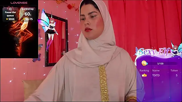 Snapshot of AishaAmin_ chatting on 03.01.25 AishaAmin online show from 03.01.25