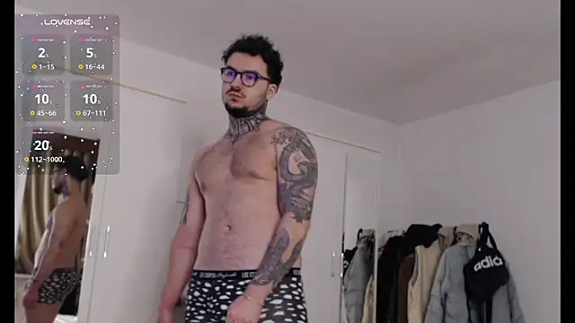 Snapshot of TattedCurls chatting on 02.17.25 TattedCurls online show from 02.17.25