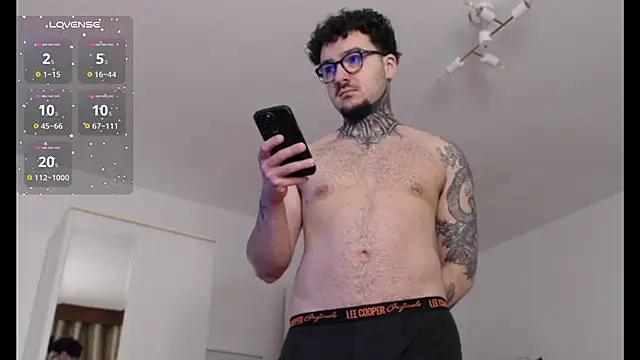 Snapshot of TattedCurls chatting on 02.21.25 TattedCurls online show from 02.21.25