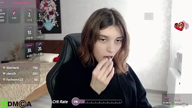 Snapshot of CherryBloom777 chatting on 01.21.25 CherryBloom777 online show from 01.21.25