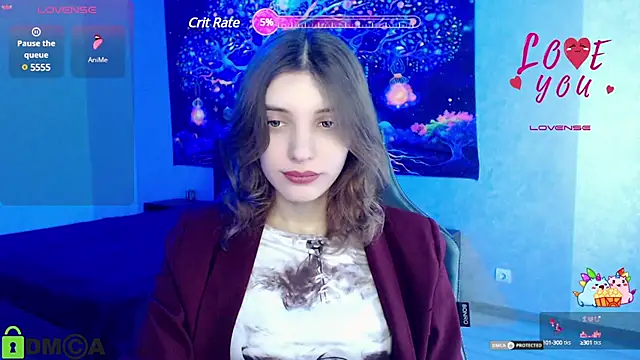 Snapshot of CherryBloom777 chatting on 02.14.25 CherryBloom777 online show from 02.14.25