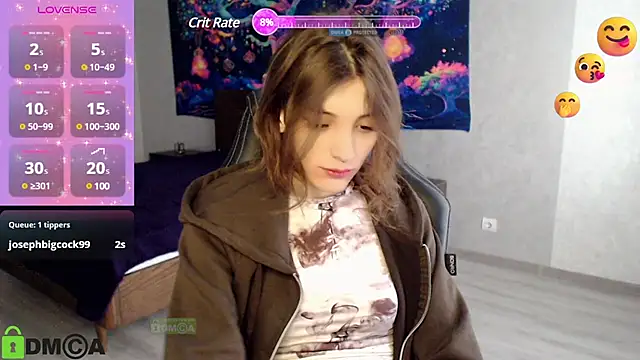 Snapshot of CherryBloom777 chatting on 02.28.25 CherryBloom777 online show from 02.28.25