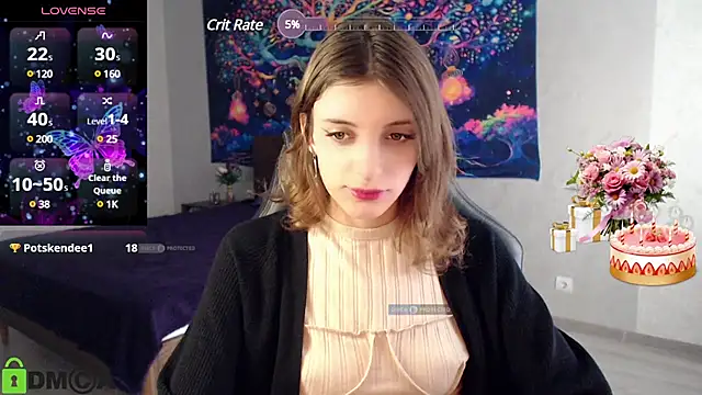 Snapshot of CherryBloom777 chatting on 03.03.25 CherryBloom777 online show from 03.03.25