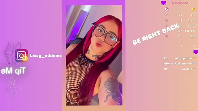 Lissy  Addams online show from 02.01.25