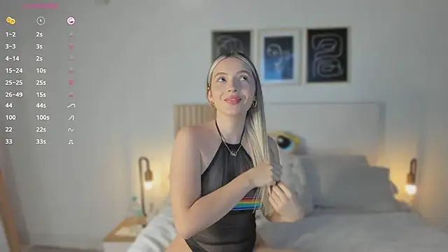 Snapshot of Ajen_Blondie chatting on 10.25.25 Ajen Blondie online show from 10.25.25