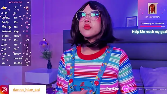 blue koi online show from 01.19.25