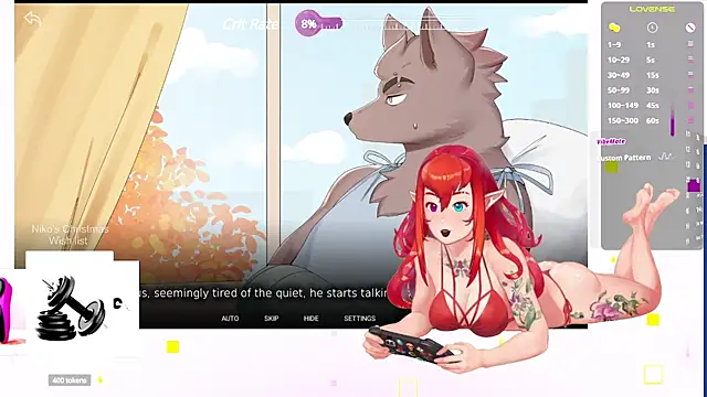 Snapshot of NikkoTyan chatting on 12.25.24 NikkoTyan online show from 12.25.24