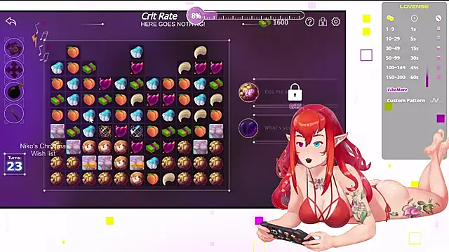 Snapshot of NikkoTyan chatting on 01.02.25 NikkoTyan online show from 01.02.25