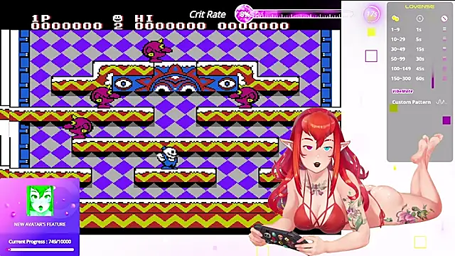 Snapshot of NikkoTyan chatting on 01.10.25 NikkoTyan online show from 01.10.25