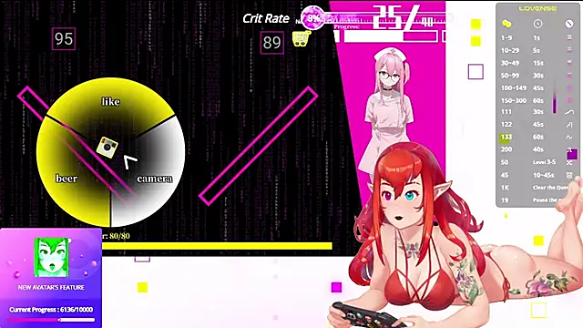 Snapshot of NikkoTyan chatting on 01.12.25 NikkoTyan online show from 01.12.25