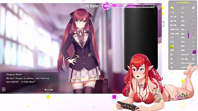 Snapshot of NikkoTyan chatting on 02.14.25 NikkoTyan online show from 02.14.25