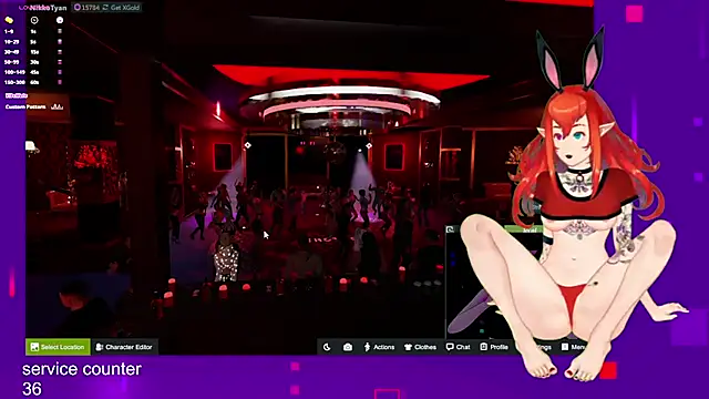 Snapshot of NikkoTyan chatting on 10.25.25 NikkoTyan online show from 10.25.25