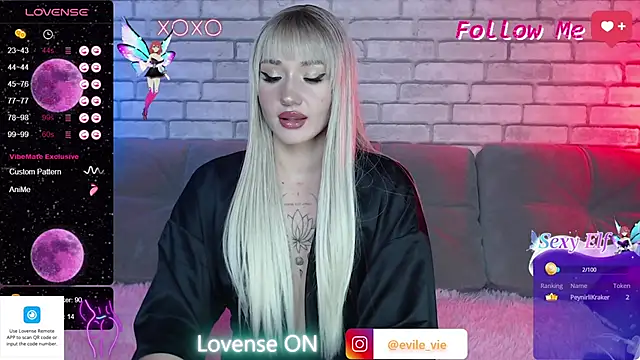 Eva Evile online show from 12.27.24