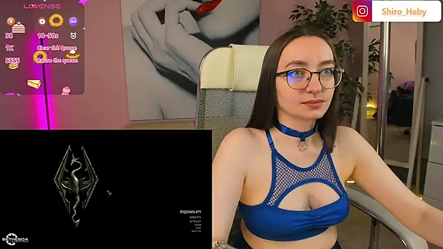 Snapshot of ShiroHeby chatting on 03.17.25 ShiroHeby online show from 03.17.25